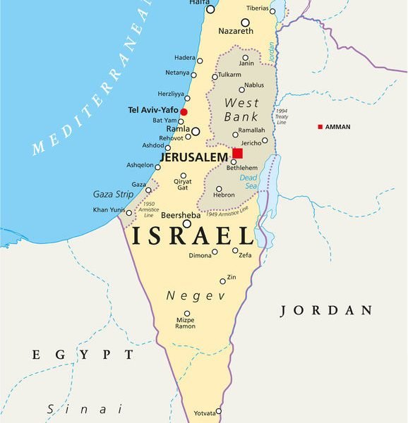 Map of Israel